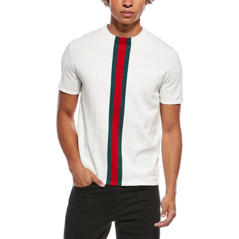 Gucci Mens  Knit T-Shirt, White
